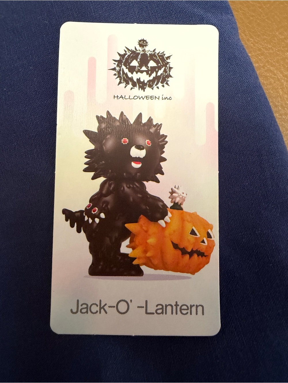 2020 Instinctoy RELAX Series 1 - “ Jack O Lantern” Black spiky liquid monster.